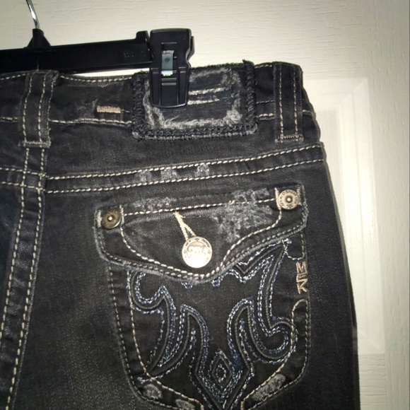 MEK Oaxaca Women's Black Jeans Size 29/34 - Picture 11 of 16